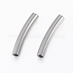 Tarnish Resistant 304 Stainless Steel Tube Beads&nbsp;X-STAS-K154-B-78P