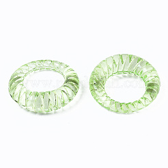 Transparent Acrylic Finger Rings&nbsp;RJEW-T010-05D