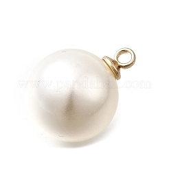 ABS Plastic Imitation Pearl Pendants&nbsp;FIND-H052-01H-01KCG