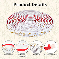 1 Roll PVC Self-Adhesive Flexible Molding Trim&nbsp;FIND-CP0002-10B