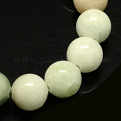 Natural Dyed Yellow Jade Gemstone Bead Strands&nbsp;G-R271-8mm-Y28