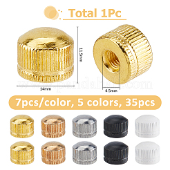 35Pcs 5 Colors Iron Cap Nut&nbsp;IFIN-FH0001-92B
