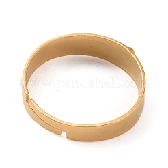 Adjustable 304 Stainless Steel Finger Ring Settings&nbsp;LS-STAS-WH0033-11B-G