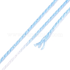 5 Rolls 9-Ply Braided Nylon Strings with Metallic Thread&nbsp;OCOR-Q062-01C