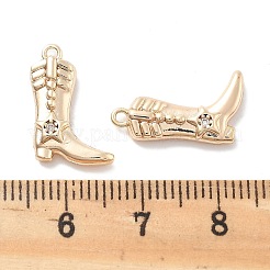 Brass Micro Pave Cubic Zirconia Pendants&nbsp;KK-M102-52G