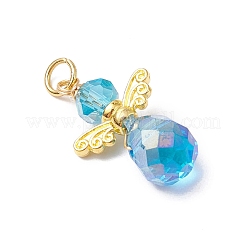 Electroplate Glass Pendants&nbsp;PALLOY-JF03508-01