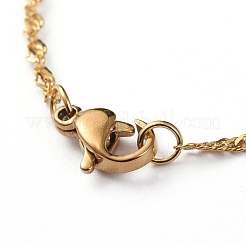 304 Stainless Steel Singapore Chain Necklaces&nbsp;NJEW-JN02662-02
