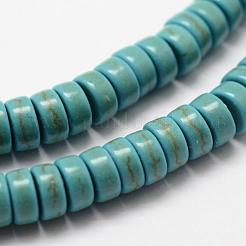 Synthetic Howlite Beads Strand&nbsp;G-P228-01-6mm