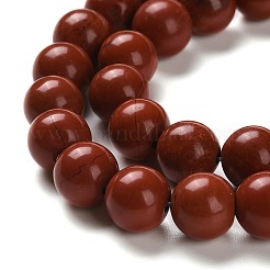 Natural Red Jasper Beads Strands&nbsp;G-I199-25-8mm