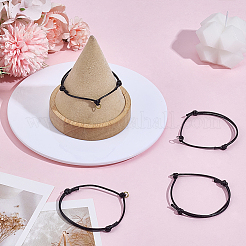 48Pcs 2 Colors Eco-Friendly Korean Waxed Polyester Cord Adjustable Bracelet Making&nbsp;AJEW-MA00002