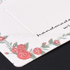 Rectangle Paper Hair Clip Display Cards&nbsp;DIY-B061-02E
