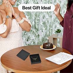 10Pcs 5 Styles Texture Paper Jewelry Gift Boxes&nbsp;OBOX-FS0001-01B