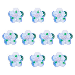 10Pcs Handmade Lampwork Beads&nbsp;LAMP-TADJ0001-01F