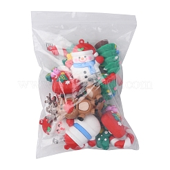 12Pcs 6 Styles PVC Plastic Big Pendants&nbsp;KY-FS0001-08