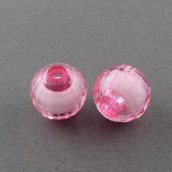 Transparent Acrylic Beads&nbsp;X-TACR-S081-M