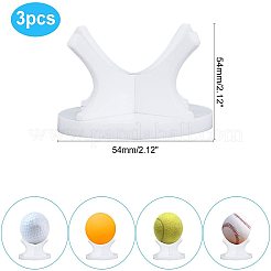 3Pcs Acrylic Hair Pin Displays Stand&nbsp;ODIS-OC0001-20