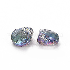 Electroplate Transparent Glass Pendants&nbsp;X-GLAA-S190-017L-01