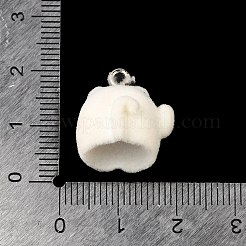 Flocky Resin Pendants&nbsp;LS-FIND-I044-21