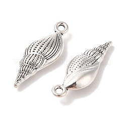 Spiral Shell Tibetan Style Alloy Pendants&nbsp;X-TIBEP-R344-40AS-LF