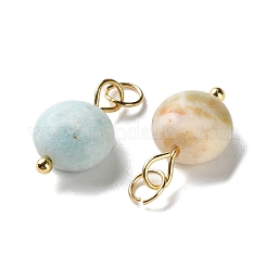 Natural Flower Amazonite Pendants&nbsp;STAS-C120-10G-02