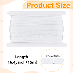 15M Flat Nylon Elastic Cord/Band&nbsp;EC-BC0001-60B