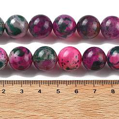 Natural Multi-Color Agate Beads Strands&nbsp;G-A261-B15-14mm