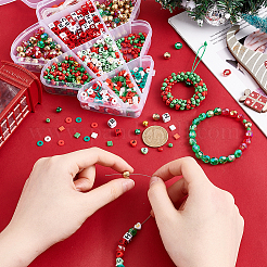 about 1510pcs Christmas Theme DIY Bracelet Making Kit&nbsp;DIY-PH0022-59