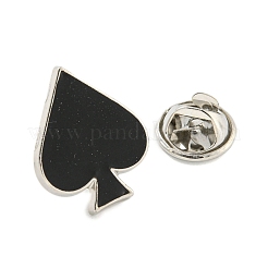 Poker Black Alloy Brooches&nbsp;JEWB-I030-11A