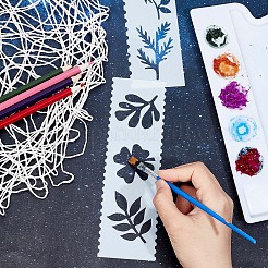 8Pcs 8 Styles PET Plastic Drawing Painting Stencils Templates&nbsp;AJEW-WH0165-26E