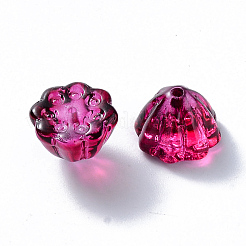Transparent Baking Paint Glass Beads&nbsp;DGLA-T002-08A