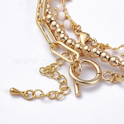 Chain Bracelets & Link Bracelets & Beaded Bracelets Sets&nbsp;BJEW-JB05511