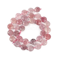 Natural Strawberry Quartz Beads Strands&nbsp;G-C116-A44-01