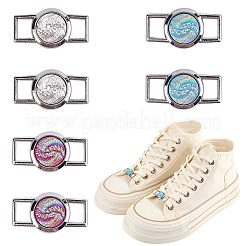 Alloy & Resin Shoelace Charms&nbsp;FIND-CP0002-94D
