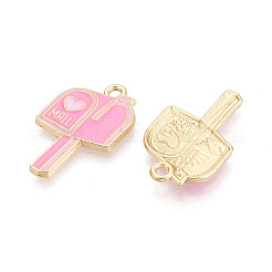Alloy Enamel Pendants&nbsp;ENAM-T024-11B-G