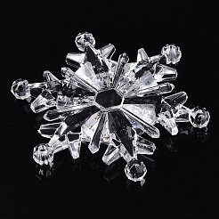 Transparent Acrylic Connector Charms&nbsp;TACR-T028-08A