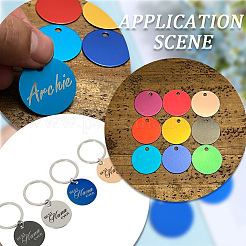 25Pcs Aluminum Pendants&nbsp;FIND-SP0002-68B-01