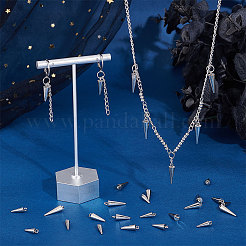 30Pcs 3 Styles 201 Stainless Steel Pendants&nbsp;STAS-UN0046-05