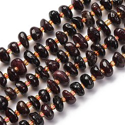 Natural Garnet Beads Strands&nbsp;LS-G-RM250109-A1