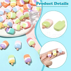 Opaque Resin Cabochons&nbsp;CRES-CJC0001-43-1