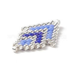 Handmade Loom Pattern Seed Beads&nbsp;PALLOY-MZ00093