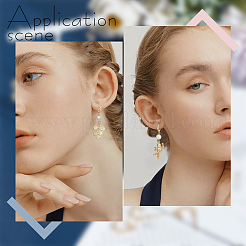 20Pcs Brass Ring Stud Earring Findings&nbsp;KK-BBC0012-80