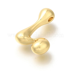 Rack Plating Brass Beads&nbsp;KK-S051-01G-L