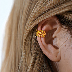 304 Stainless Steel Cuff Earrings&nbsp;EJEW-F386-01G
