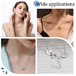 40Pcs 2 Colors 304 Stainless Steel Chain Extender&nbsp;FIND-BBC0001-20