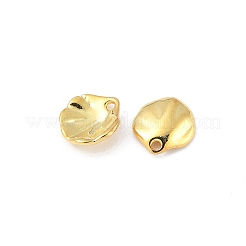 Brass Lotus Leaf Charms&nbsp;KK-V015-19G