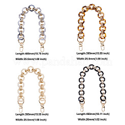 4Pcs 4 Style Acrylic Curb Chain Bag Strap&nbsp;FIND-GN0001-13