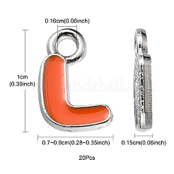 20Pcs Alloy Pendants&nbsp;ENAM-YW0002-54P