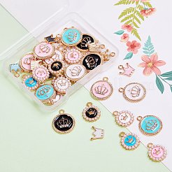 Alloy Enamel Pendant Sets&nbsp;ENAM-SZ0001-34