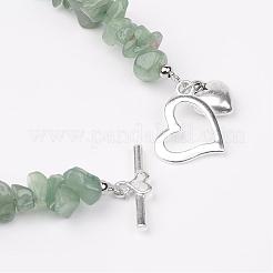 Natural Chip Gemstone Beaded Anklets&nbsp;AJEW-AN00153