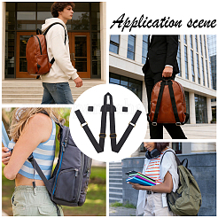 1 Set Nylon & PU Leather Adjustable Webbing Bag Straps&nbsp;DIY-CL0001-88A